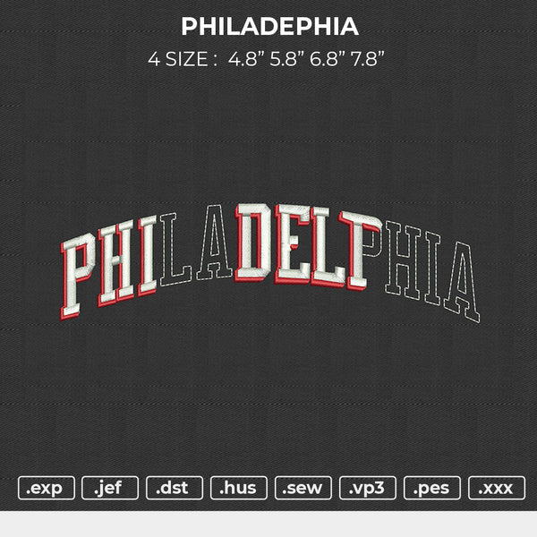 PHILADEPHIA Embroidery