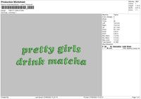 Pretty Girls Embroidery File 6 sizes