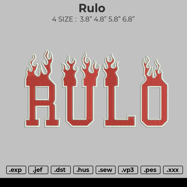 Rulo Embroidery