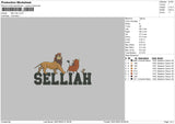 Selliah Embroidery File 6 sizes