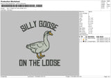 Duck Text 01 Embroider