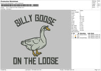 Duck Text 01 Embroider