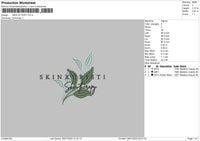 Skin Cx Embroidery File 6 sizes