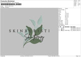 Skin Cx Embroidery File 6 sizes