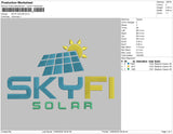 SKYFI SOLAR Embroidery