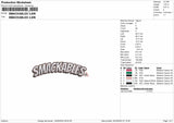 Smackables Embroidery File 6 sizes