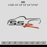 Ssr Embroidery File 6 sizes