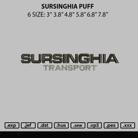 Sursinghia Puff Embroidery