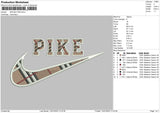 Swoosh Pike Embroidery