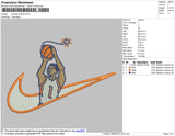 Swoosh Basket 1 Embroidery