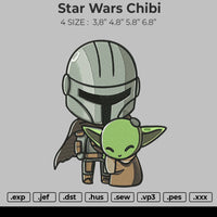 Star Wars Chibi Embroidery