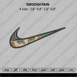 Swooosh Pain Embroidery