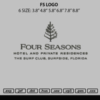 Four Seasons Embroidery File 6 sizes