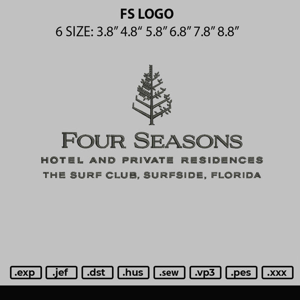 Four Seasons Embroidery File 6 sizes