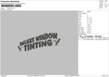 Tinting Embroidery File 6 sizes