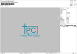 Tpc Logo Embroidery File 6 sizes