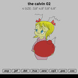 the calvin 02 Embroidery