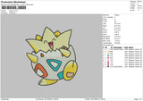 Togepi Embroidery File 6 sizes