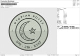 Utopian Boxes Embroidery File 6 sizes