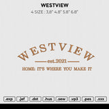 WESTVIEW Embroidery