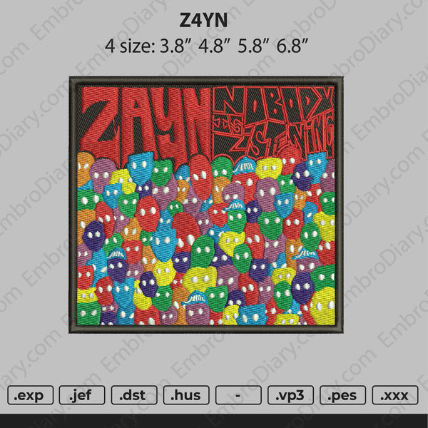 Zayn Cover Embroidery