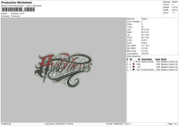 Ambdaus Embroidery File 6 sizes