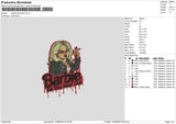 Barbie Halloween V2 Embroidery File 6 sizes