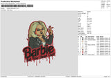 Barbie Halloween V2 Embroidery File 6 sizes