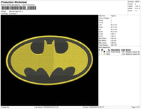 Batman Logo Embroidery