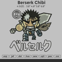 Berserk Chibi Embroidery