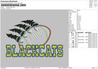 Blackcats Embroidery File 6 sizes