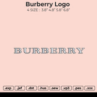 Burberry Logo Embroidery