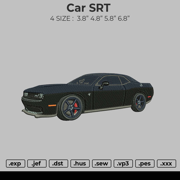 Car SRT Embroidery