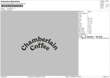 Chamberlain C Embroidery File 6 sizes