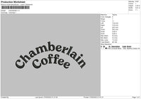 Chamberlain C Embroidery File 6 sizes