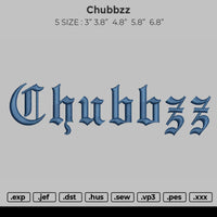 Chubbzz Embroidery