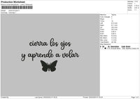 Cierra Los Emboidery File 6 sizes