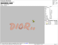 Dior Bee Embroidery 4 file