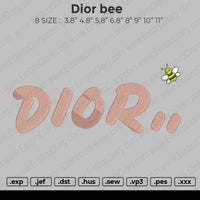 Dior Bee Embroidery 4 file