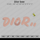 Dior Bee Embroidery 4 file