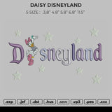 Daisy Disneyland Embroidery
