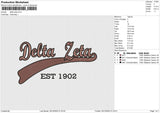 Delta Zeta Embroidery