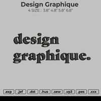 Design Graphique Embroidery