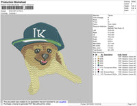 Dog Hat LK Embroidery