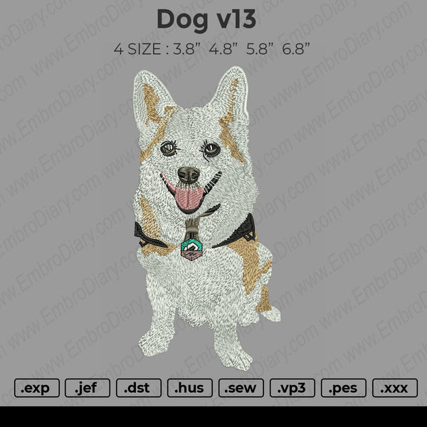 Dog V13 Embroidery