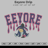 Eeyore Drip Embroidery