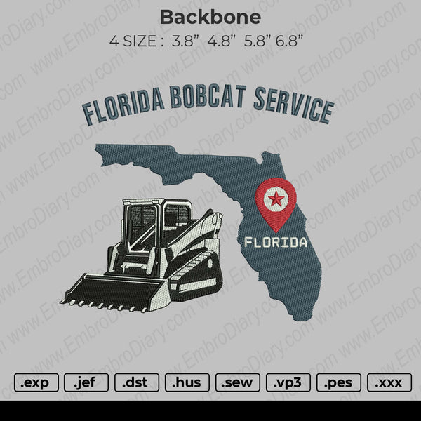 Florida Bobcat Embroidery