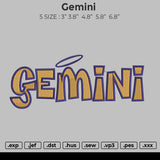 Gemini Embroidery
