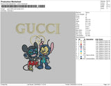 Gucci Stitch And Mickey Embroidery