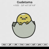 Gudetama Embroidery